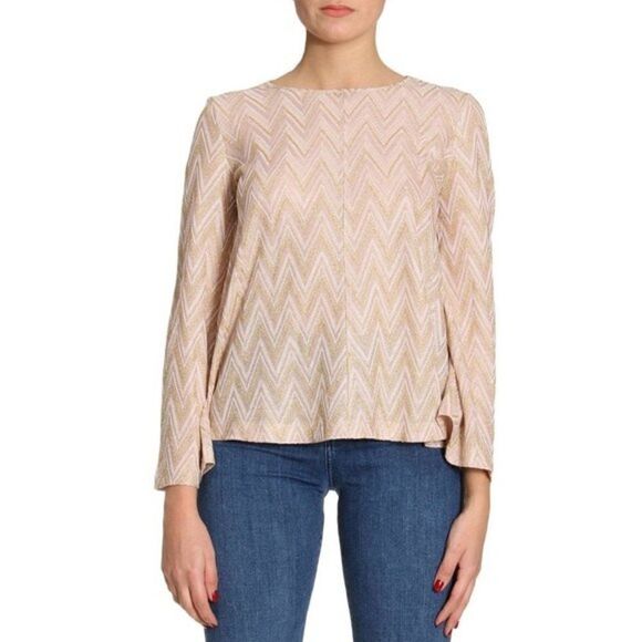 M BY MISSONI Pink Sparkle Top NWT - Picture 1 of 11